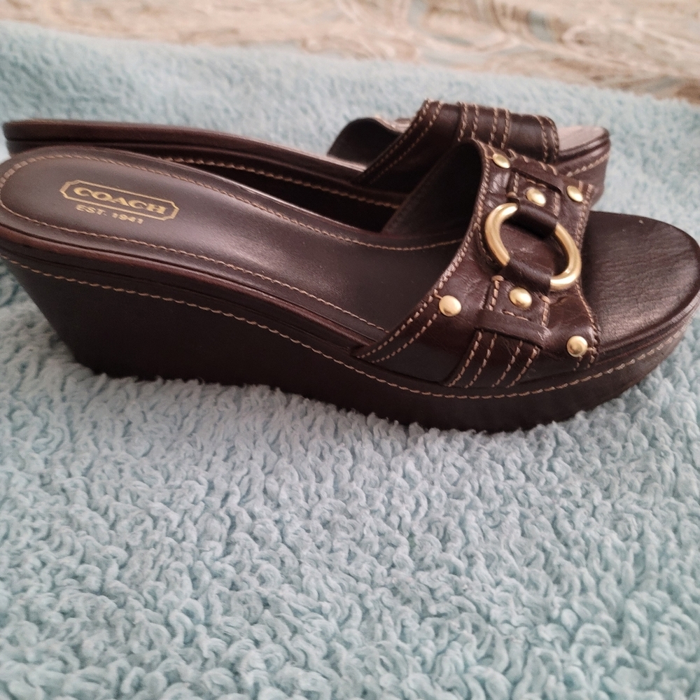 Coach Wedge Sandals
